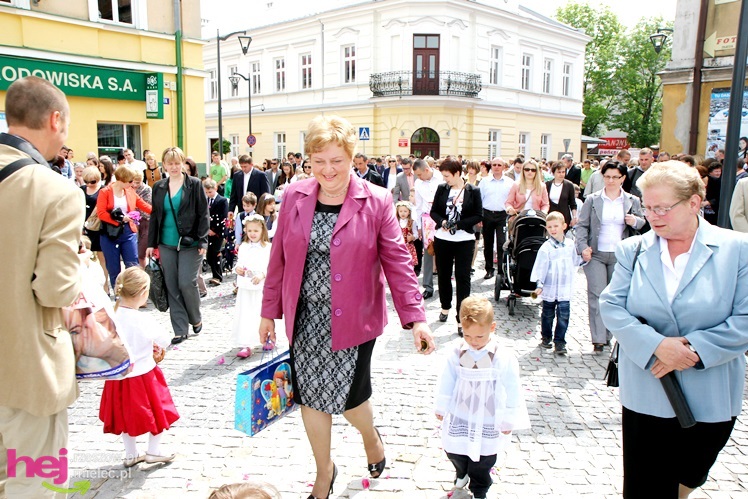 Procesja Bożego Ciała ulicami starego miasta