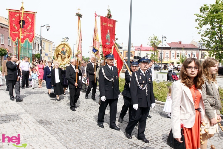Procesja Bożego Ciała ulicami starego miasta