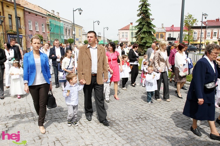 Procesja Bożego Ciała ulicami starego miasta