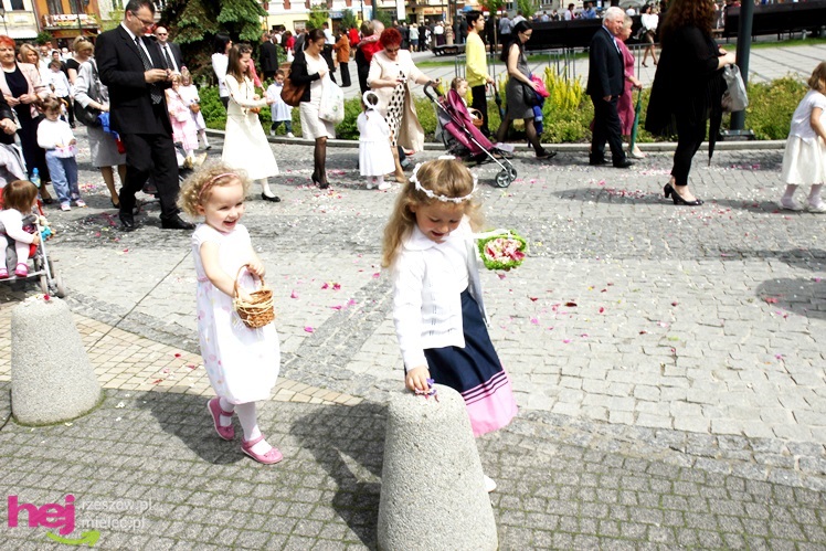Procesja Bożego Ciała ulicami starego miasta