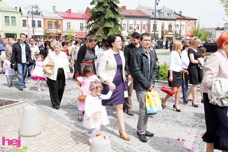 Procesja Bożego Ciała ulicami starego miasta