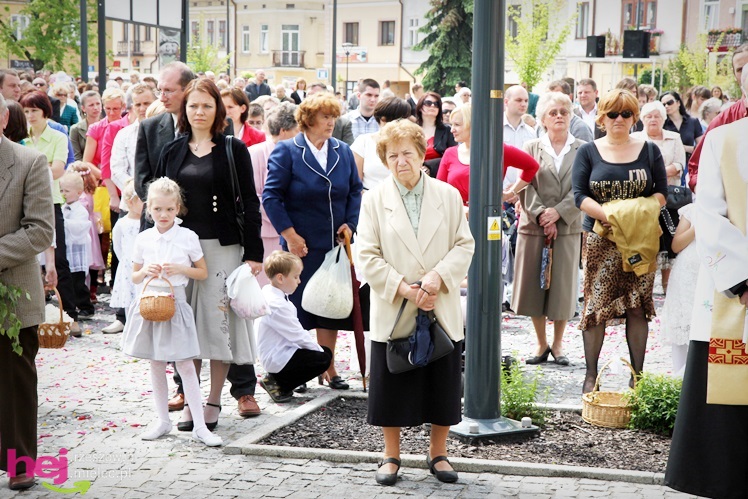 Procesja Bożego Ciała ulicami starego miasta