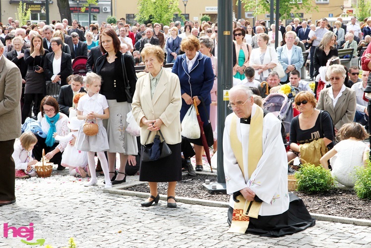 Procesja Bożego Ciała ulicami starego miasta