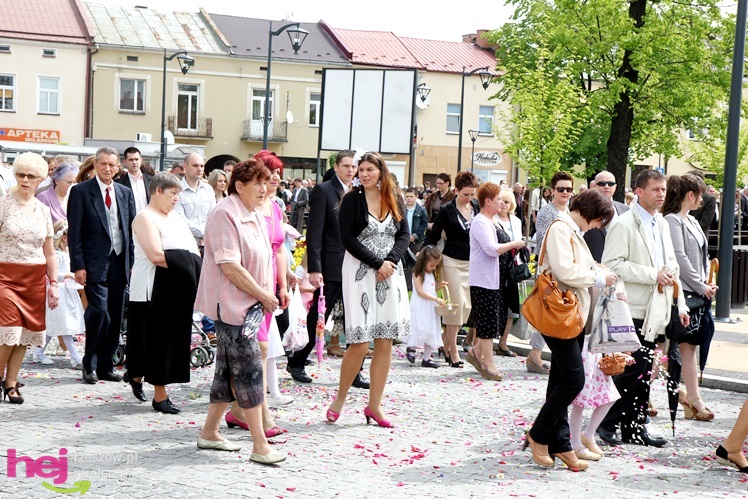 Procesja Bożego Ciała ulicami starego miasta