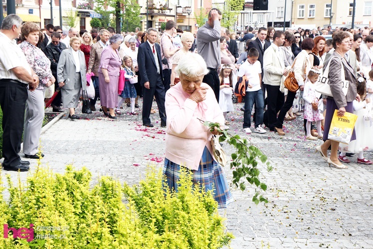 Procesja Bożego Ciała ulicami starego miasta