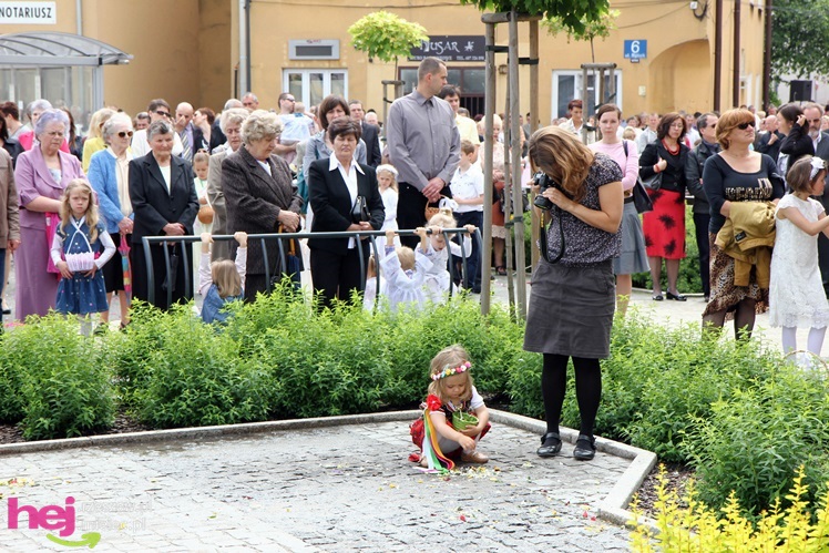 Procesja Bożego Ciała ulicami starego miasta