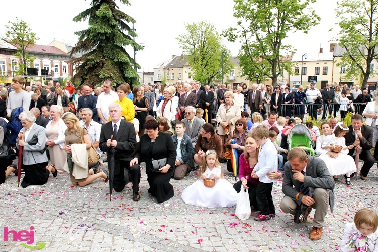 Procesja Bożego Ciała ulicami starego miasta
