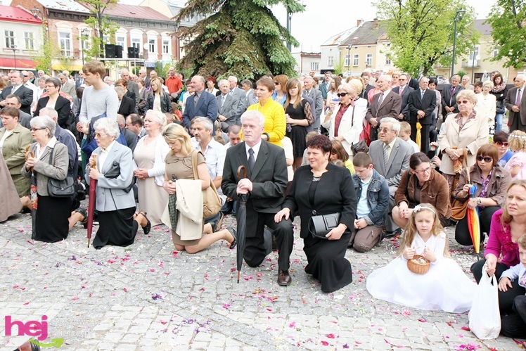 Procesja Bożego Ciała ulicami starego miasta