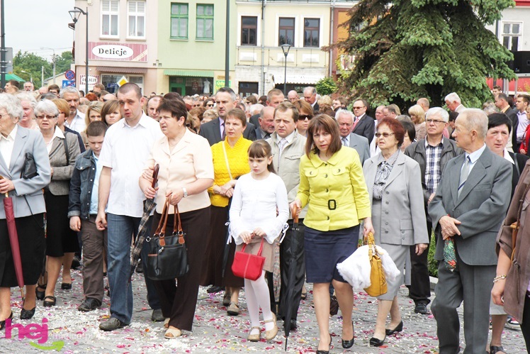 Procesja Bożego Ciała ulicami starego miasta