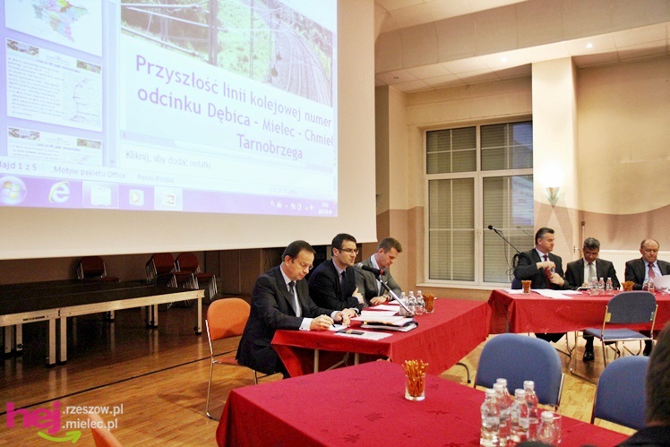 Trzecia duża konferencja o przyszłości mieleckiej linii kolejowej