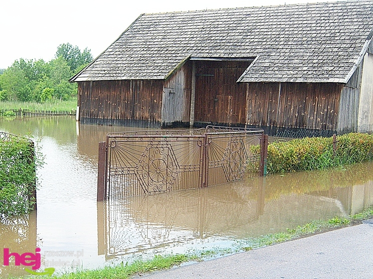 Podtopienia po nocnej ulewie. Problemy w Trześni, Ławnicy, Czajkowej i okolicy
