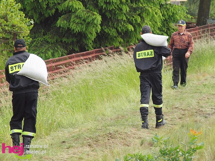 Podtopienia po nocnej ulewie. Problemy w Trześni, Ławnicy, Czajkowej i okolicy