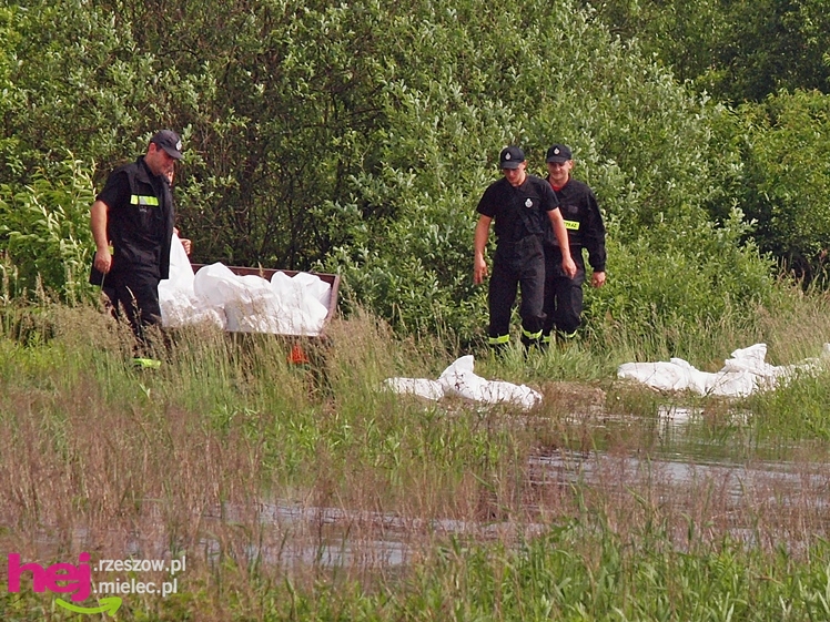 Podtopienia po nocnej ulewie. Problemy w Trześni, Ławnicy, Czajkowej i okolicy
