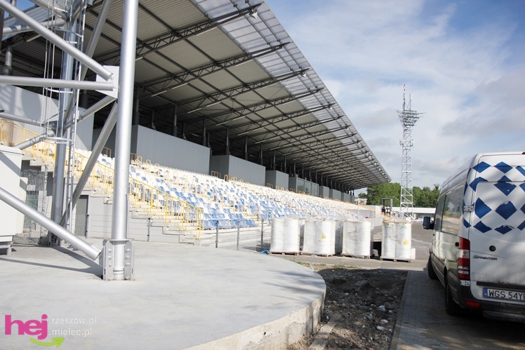 Prace budowlane na stadionie dobiegają końca - czerwiec 2013
