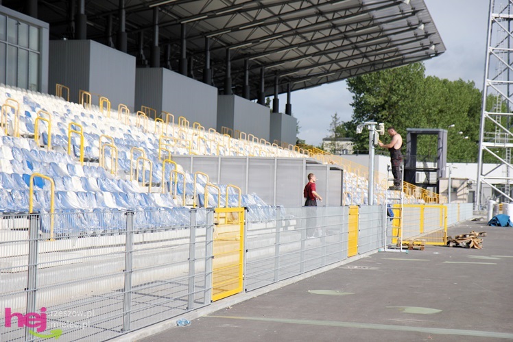 Prace budowlane na stadionie dobiegają końca - czerwiec 2013