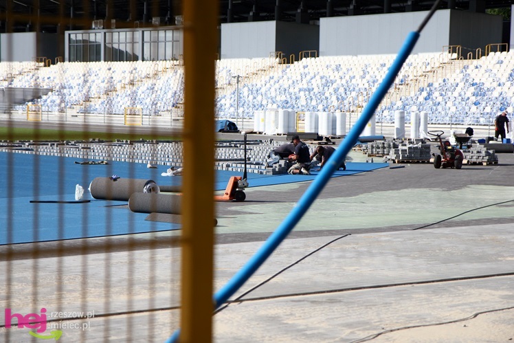 Prace budowlane na stadionie dobiegają końca - czerwiec 2013