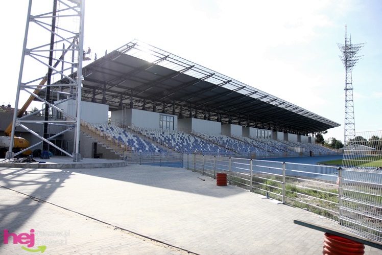 Prace budowlane na stadionie dobiegają końca - czerwiec 2013
