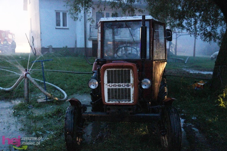 Burza w regionie: pożar chlewni w Wadowicach Górnych