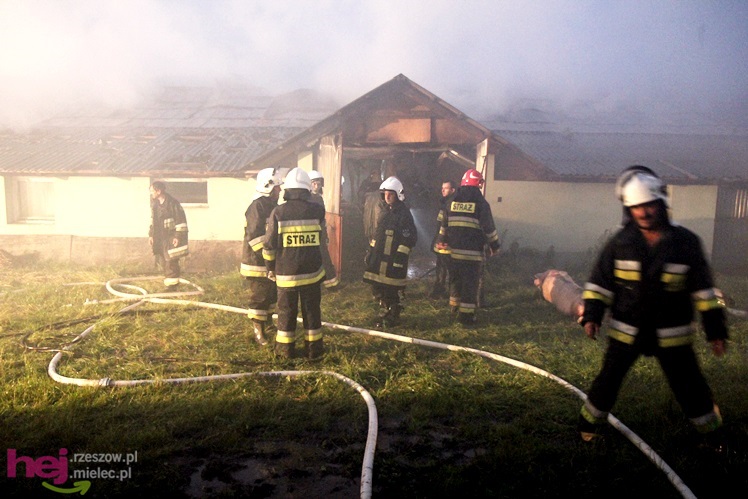Burza w regionie: pożar chlewni w Wadowicach Górnych