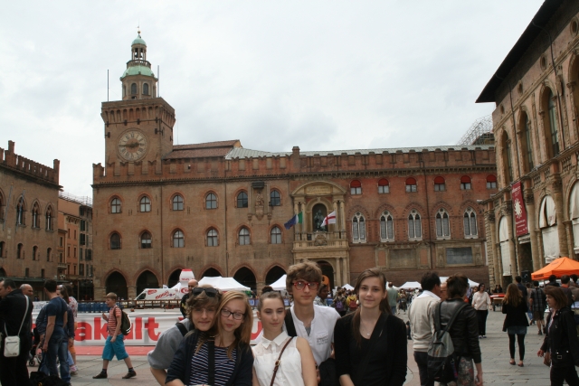 Uczniowie Zespołu Szkół nr 2 w Mielcu we Włoszech