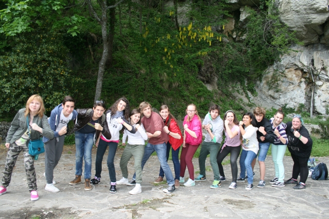 Uczniowie Zespołu Szkół nr 2 w Mielcu we Włoszech