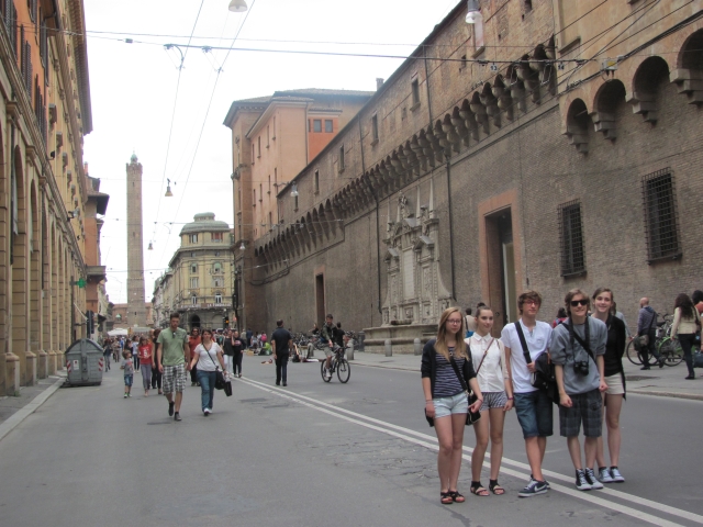 Uczniowie Zespołu Szkół nr 2 w Mielcu we Włoszech