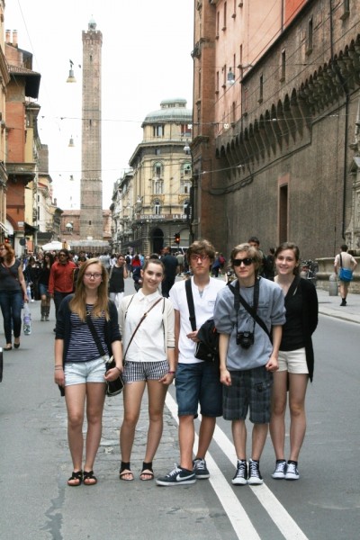 Uczniowie Zespołu Szkół nr 2 w Mielcu we Włoszech