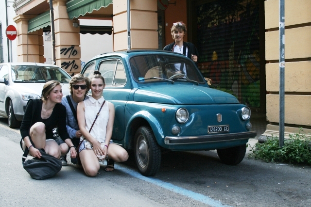 Uczniowie Zespołu Szkół nr 2 w Mielcu we Włoszech