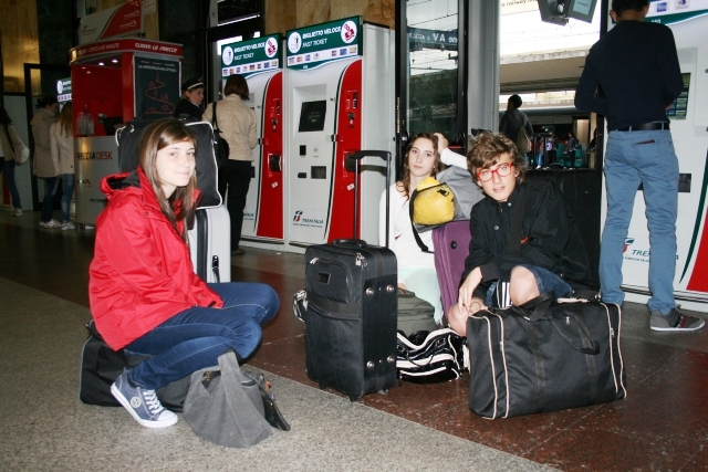 Uczniowie Zespołu Szkół nr 2 w Mielcu we Włoszech