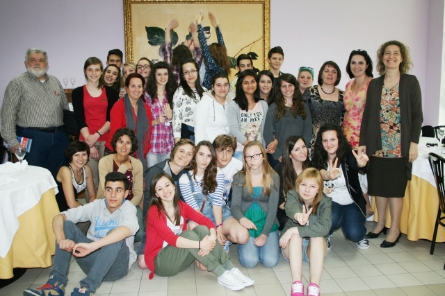 Uczniowie Zespołu Szkół nr 2 w Mielcu we Włoszech