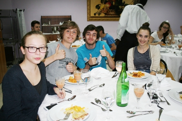 Uczniowie Zespołu Szkół nr 2 w Mielcu we Włoszech