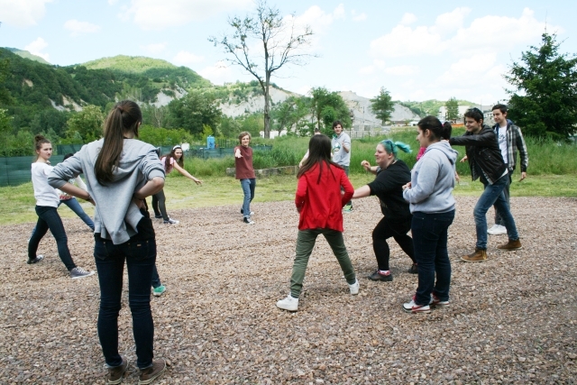 Uczniowie Zespołu Szkół nr 2 w Mielcu we Włoszech