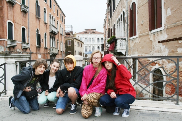 Uczniowie Zespołu Szkół nr 2 w Mielcu we Włoszech