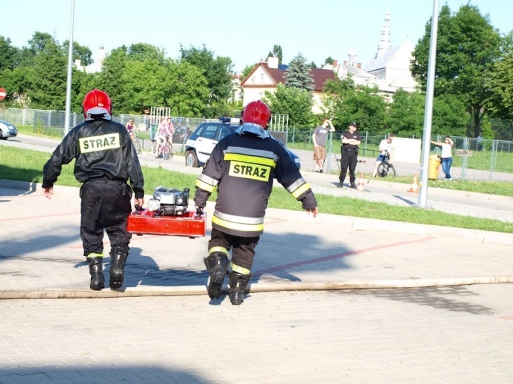 Pożar basenu w Kolbuszowej