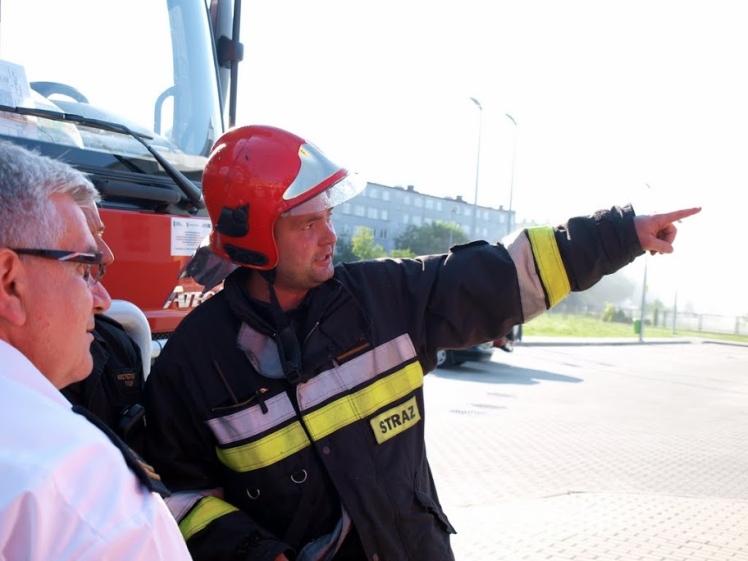 Pożar basenu w Kolbuszowej