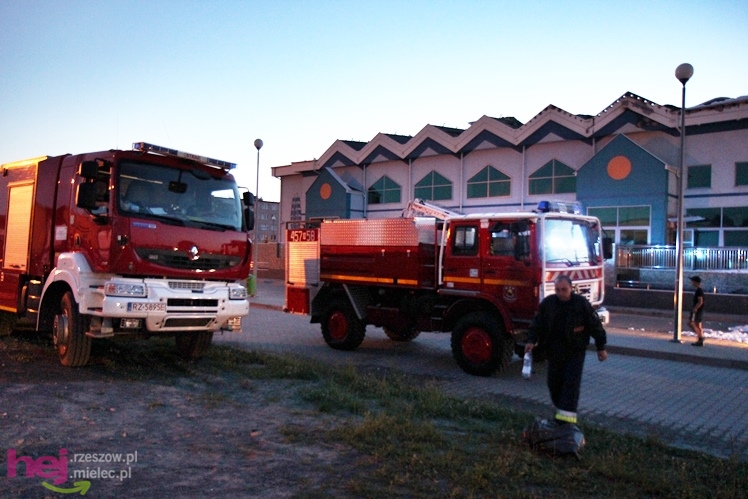 Pożar basenu w Kolbuszowej