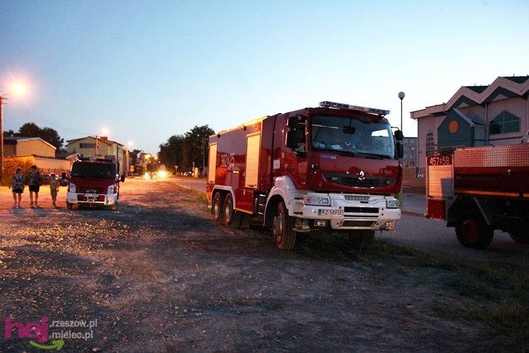 Pożar basenu w Kolbuszowej