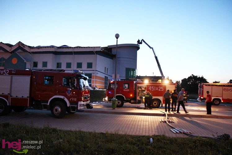 Pożar basenu w Kolbuszowej