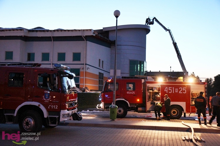 Pożar basenu w Kolbuszowej