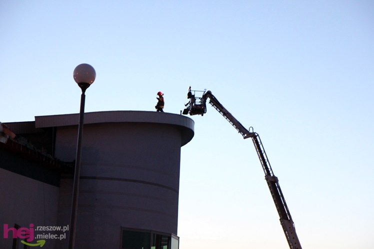 Pożar basenu w Kolbuszowej