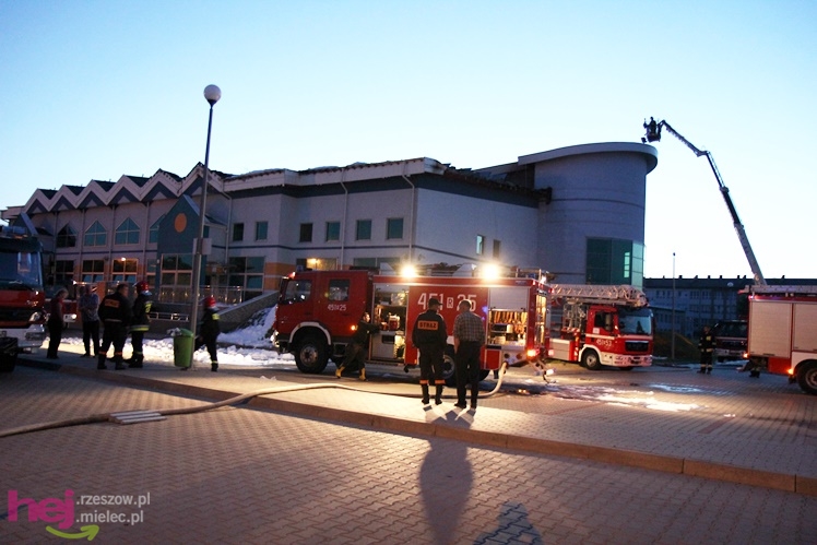 Pożar basenu w Kolbuszowej