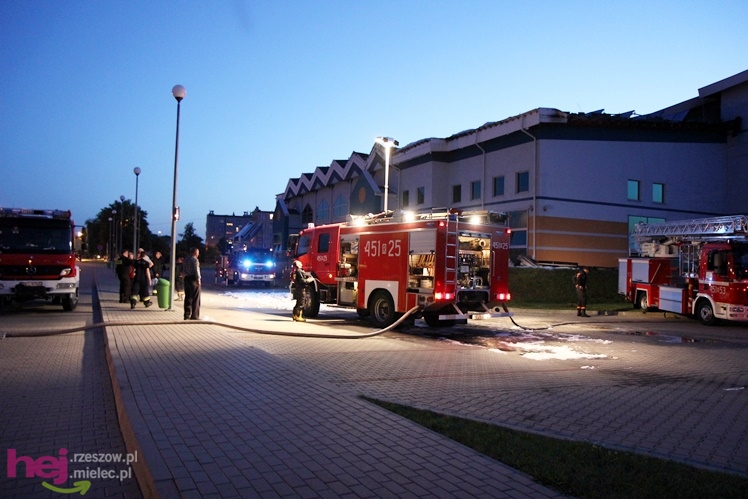 Pożar basenu w Kolbuszowej