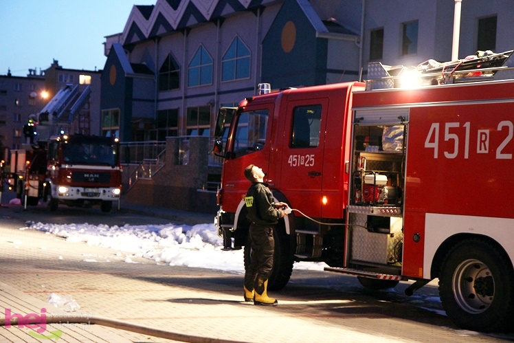 Pożar basenu w Kolbuszowej