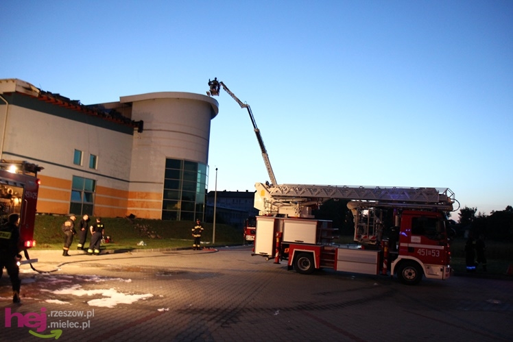 Pożar basenu w Kolbuszowej