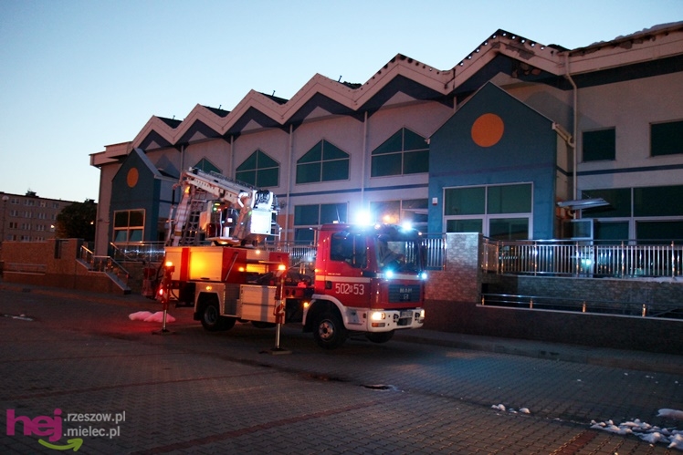 Pożar basenu w Kolbuszowej