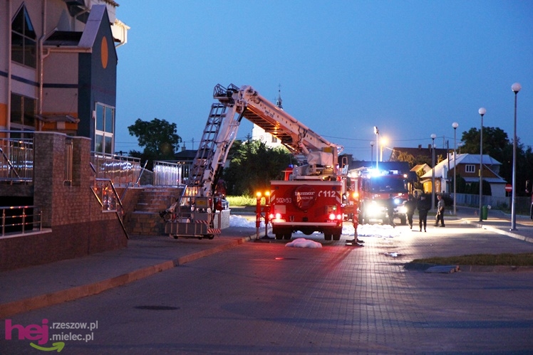 Pożar basenu w Kolbuszowej