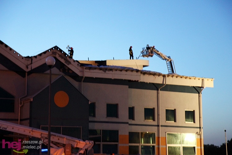 Pożar basenu w Kolbuszowej