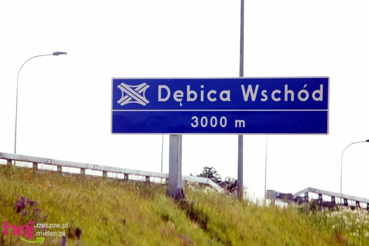 Niemal gotowy fragment autostrady A4 w okolicach Dębicy i Ropczyc