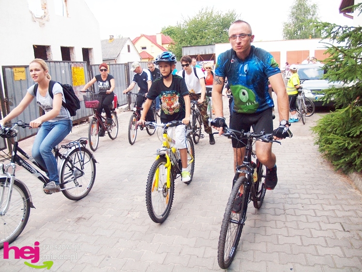Fantastyczna impreza Nadleśnictwa Mielec. Całe rodziny na rowerach zwiedzały mieleckie lasy