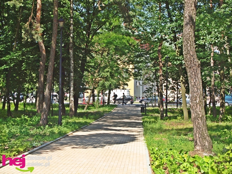 Nowy park przy Hali Targowej coraz chętniej odwiedzany przez mielczan